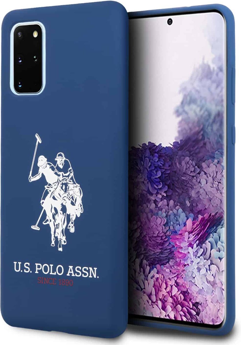 U.S. Polo Siliconen Backcase Hoesje Samsung Galaxy S20 Plus - Navy Blue