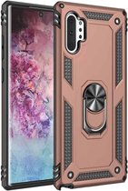 FONU Anti-Shock Backcase Hoesje Met Ringhouder Samsung Galaxy Note 10 - Roségoud