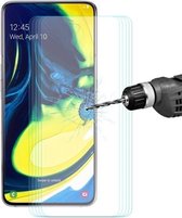 5 STKS ENKAY Hat-Prince 0.26mm 2.5D 9H Beschermfolie van gehard glas voor Galaxy A80