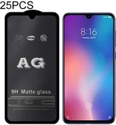 25 STKS AG Matte Frosted Full Cover Gehard Glas Voor Xiaomi Redmi Note 7 Pro