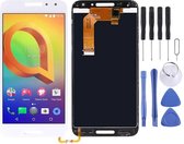 Lcd-scherm en digitizer volledige montage voor Alcatel A3 OT5046 5046D 5046X 5046Y (wit)