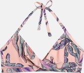 Tropical blush meisjes twist bikinitop