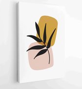 Abstract art nature background vector. Modern shape line art wallpaper 3 - Moderne schilderijen – Vertical – 1933708199 - 40-30 Vertical
