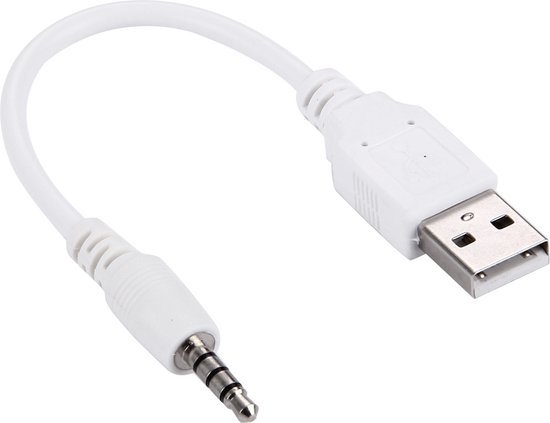 Watt Zeggen Vermelden Hoge kwaliteit USB 2.0 male naar 3,5 mm jackkabel, lengte: 15 cm | bol.com