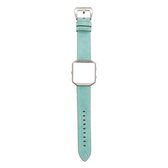 Voor Fitbit Blaze Fresh Style lederen vervangende band horlogeband (groen)