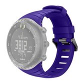 Smart Watch siliconen polsband horlogeband voor Suunto Core (paars)