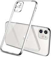 Voor iPhone 11 Pro TPU beschermhoes met uiterlijk imitatie van i12 (zilver)