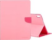 GOOSPERY FANCY DAGBOEK Horizontale flip PU lederen tas met houder & kaartsleuven en portemonnee voor iPad Air (2020) (roze)