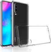 Krasbestendige TPU + acryl beschermhoes voor Huawei P30 (transparant)