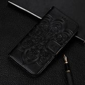 Mandala Embossing Pattern Horizontale Flip Leather Case voor Xiaomi Redmi K20 & K20Pro & Mi9 T & Mi9 T Pro, met houder & kaartsleuven & portemonnee & fotolijst & lanyard (zwart)