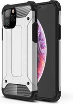 Magic Armor TPU + pc-combinatiehoes voor iPhone 11 Pro Max (zilver)