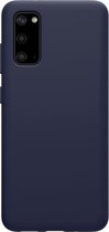 Voor Galaxy S20 / Galaxy S20 5G NILLKIN Feeling Series Vloeibare siliconen Anti-fall mobiele telefoon beschermhoes (blauw)