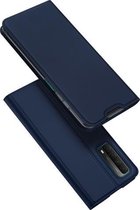 Voor Huawei P Smart (2021) DUX DUCIS Skin Pro-serie Horizontale flip PU + TPU lederen tas met houder en kaartsleuven (blauw)