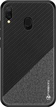 PINWUYO Honors Series schokbestendige pc + TPU beschermhoes voor Galaxy M20 (zwart)