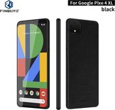 Voor Google Pixel 4 XL PINWUYO Pin Rui-serie Klassieke lederen textuur PC + TPU Waterproof Anti-fall All-inclusive beschermhoes Shell (zwart)