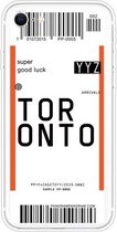 Voor iPhone SE (2020) / 8/7 Boarding Pass Series TPU telefoon beschermhoes (Toronto)