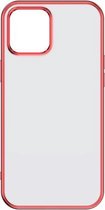 TOTUDESIGN AA-141 Soft Jane-serie schokbestendig galvaniseren TPU-beschermhoes voor iPhone 12 Pro Max (rood)