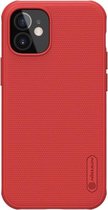 NILLKIN Super Frosted Shield Pro PC + TPU beschermhoes voor iPhone 12 mini (rood)