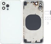 Behuizingsdeksel achterkant met uiterlijk imitatie van iP12 Pro voor iPhone X (wit)