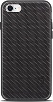 MOFI voor iPhone SE 2020 & 8 & 7 stoffen oppervlak + pc + TPU beschermhoes achterkant (zwart)
