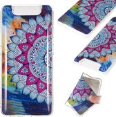 Noctilucent TPU Soft Case voor Galaxy A80 / A90 (kleurrijke zonnebloemen)