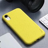 Voor iPhone XR iPAKY Starry Series schokbestendig rietje + TPU beschermhoes (geel)