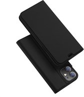 Voor iPhone 12 mini DUX DUCIS Skin Pro Series horizontale flip PU + TPU lederen tas, met houder en kaartsleuven (zwart)