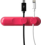 Xiaomi bcase TUP drievoudige clip magnetische opwikkel-datakabeloproller (rood)