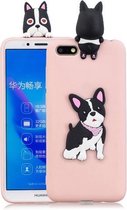 Voor Huawei Y5 2018 3D Cartoon patroon schokbestendig TPU beschermhoes (schattige hond)