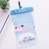 10 STKS Grote Outdoor Foto Transparante Waterdichte Cartoon Mobiele Telefoon Tas, Stijl: Little Pink Cat