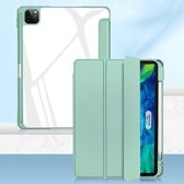 Mutural Pinyue-serie PC + TPU horizontale lederen flip-hoes met houder & pennensleuf & slaap- / wekfunctie voor iPad Pro 11 (2021) (mintgroen)