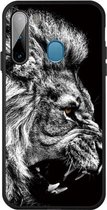 Voor Galaxy A21 Pattern Printing Embossment TPU Mobile Case (Lion)
