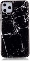 Voor iPhone 11 Pro Max gekleurd tekeningpatroon IMD vakmanschap Soft TPU beschermhoes (zwart)