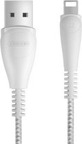 JOYROOM S-M393 Simple Series X Light 2,4 A USB naar 8-pins snellaadkabel, kabellengte: 1 m (wit)