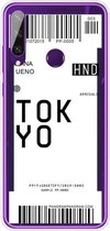 Voor Huawei Y6P 2020 Boarding Card Series Pattern TPU beschermhoes (Tokyo)