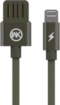 WK WDC-055i 2.4A 8-pins Babylon-laadgegevenskabel van aluminiumlegering, lengte: 1m (groen)