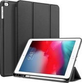 DUX DUCIS OSOM-SERIE Drie-opvouwbare horizontale lederen flip-hoes met pennenvakken voor iPad 9,7 inch (2017) / 9,7 (2018) / iPad 5/6 (zwart)