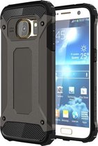 Voor Galaxy S7 / G930 Tough Armor TPU + PC combinatiebehuizing (zwart)