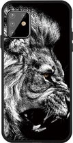 Voor Galaxy A81 / Note 10 Lite / M60s Patroon Afdrukken Reliëf TPU Mobiele Case (Leeuw)