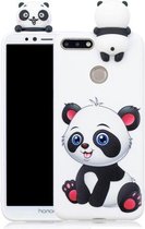 Voor Huawei Honor 7A schokbestendig Cartoon TPU beschermhoes (Panda)