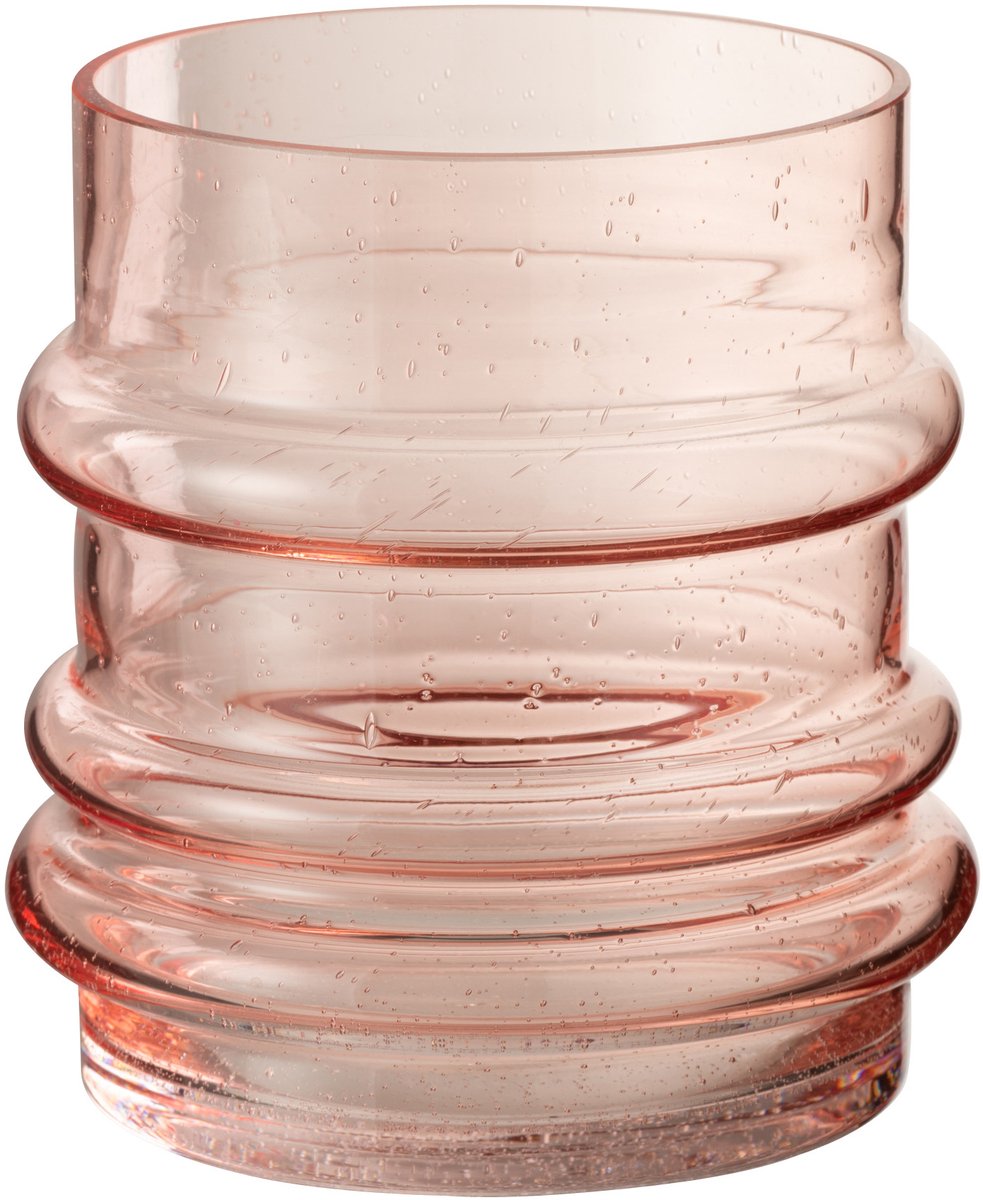 J-Line Vaas Band Glas Zalm Small