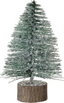 J-Line Kerstboom Deco Glitter Licht Groen Small