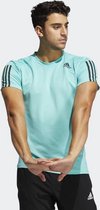 adidas Aero 3S Shirt Heren - Mannen - blauw - maat: XL -