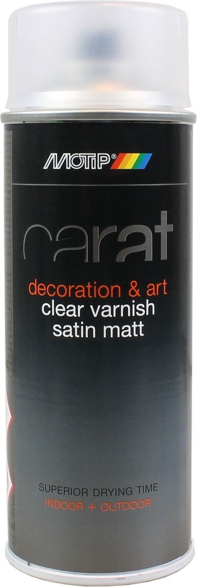 MoTip Carat Deco Blanke Lak Zijdeglans in Spuitbus