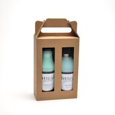 Soap & Gifts Giftset Message On A Bottle Groen 2-delig