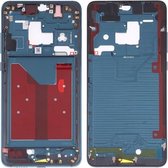 Voorbehuizing LCD-frame Bezelplaat met zijtoetsen voor Huawei Mate 20 (blauw)