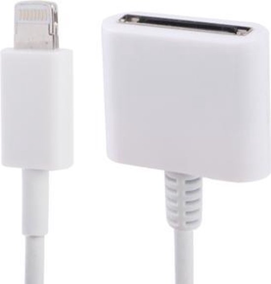 14cm 8-pins male naar 30-pins female sync datakabel-adapter, voor iPhone 6  en 6 Plus,... | bol.com