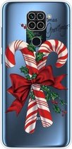 Voor Xiaomi Redmi Note 9 Christmas Series Transparante TPU beschermhoes (grote kruk)