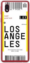 Voor Samsung Galaxy A01 Core Boarding Pass Series TPU telefoon beschermhoes (Los Angeles)