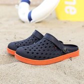 Stel zachte en comfortabele ademende schoenen met gaten (kleur: blauw oranje maat: 41)